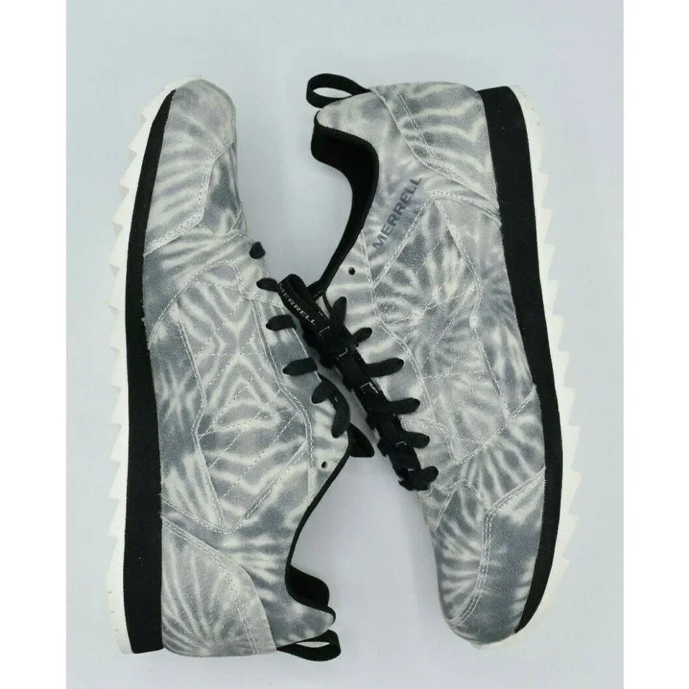 NWB Merrell Mens Size‎ 10 M Tie Dye Black Alpine Suede Sneaker Shoe J002273